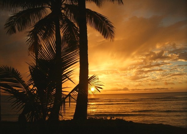 Maui sunset  Halama Street